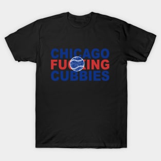 Cubbies baseball represent T-Shirt